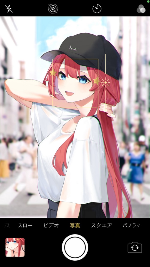 Nakano Itsuki from 5-toubun no Hanayome wearing a hat