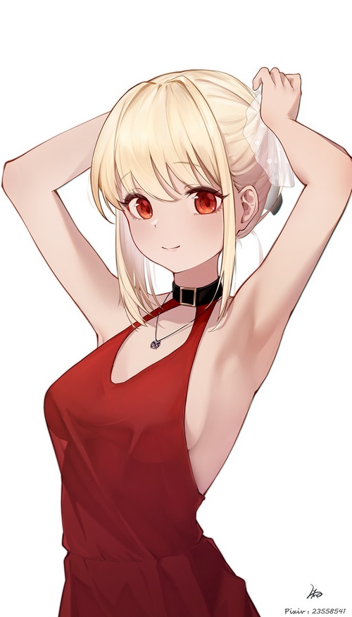 Nishikigi Chisato from Lycoris Recoil fan art