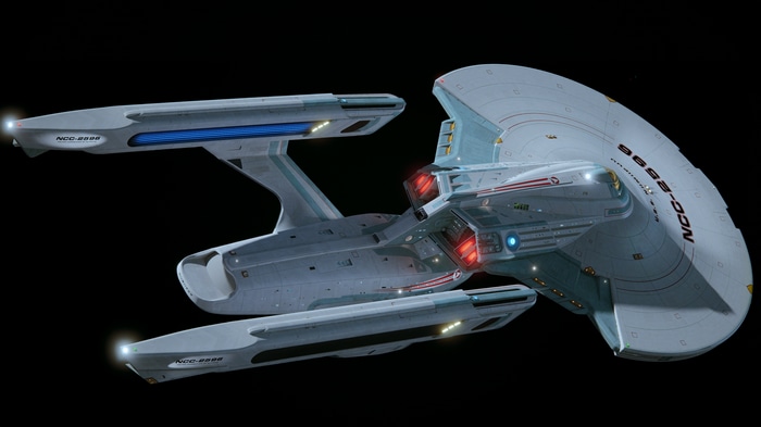 4K Star Trek Shangri-La class spaceship NCC-2898