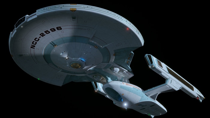 4K Star Trek Shangri-La class spaceship NCC-2596