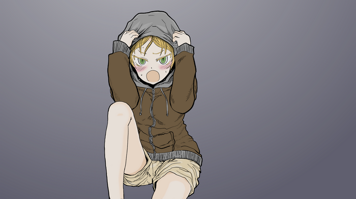 Isekai Ojisan: Blushing Elf Girl with Green Eyes