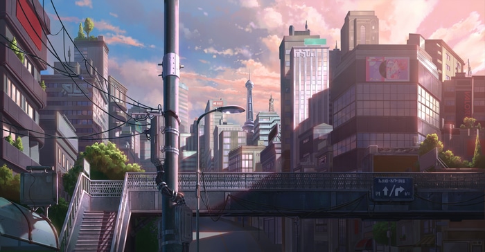 League of Legends Cityscape at Sunset