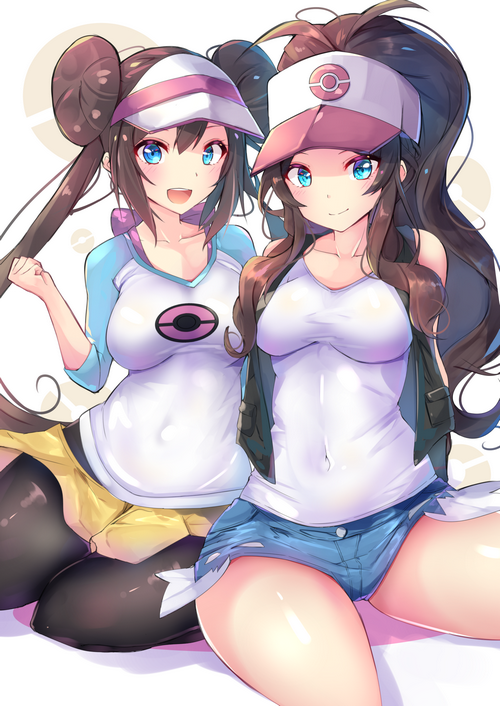 Rosa and Hilda from Pokémon
