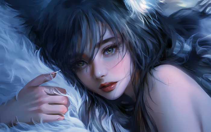 4K Ahri from League of Legends by Nixeu