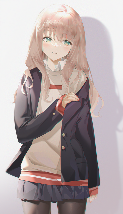 Minami Yume from SSSS.Dynazenon in school uniform