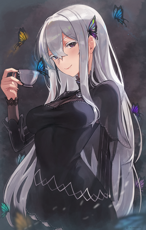 Echidna with Butterflies from Re:Zero