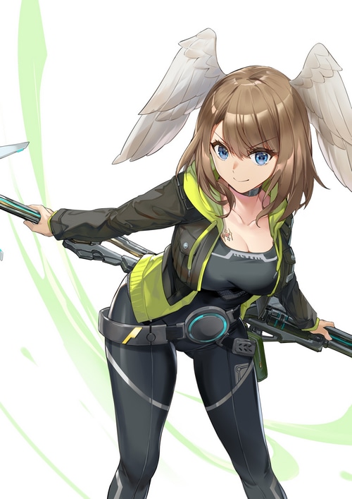 Eunie from Xenoblade Chronicles 3 with Wings
