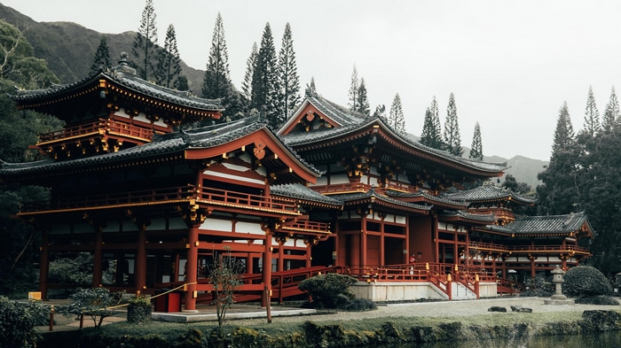 The Byodo-In Temple in Hawaii