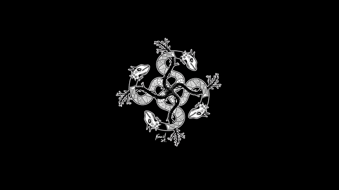 KowalArt 4K tattoo of intertwined snakes