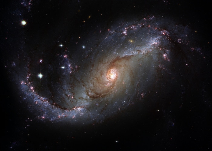 Spiral Galaxy in Deep Space