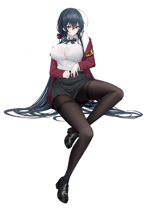 Azur Lane Taihou fan art with glasses