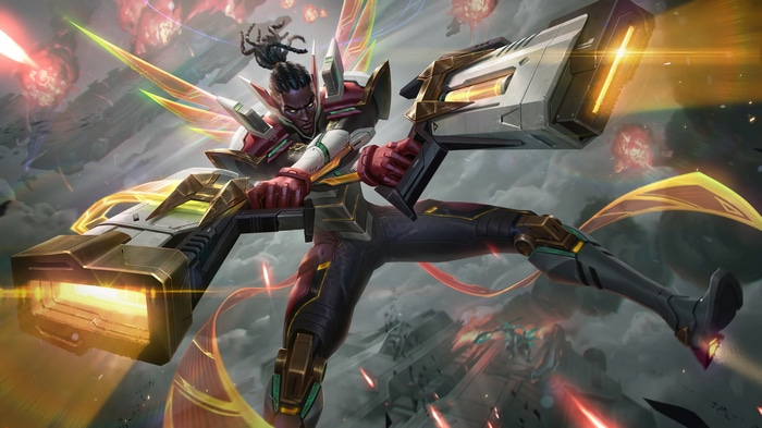 4K Lucian from League of Legends with guns