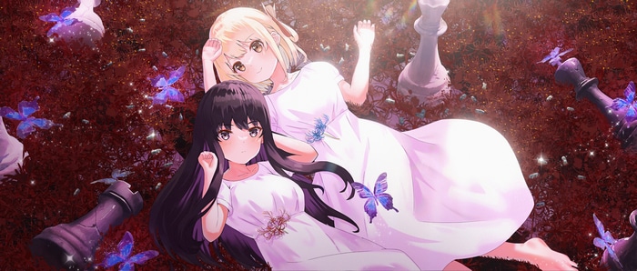 4K Lycoris Recoil Nishikigi Chisato and Inoue Takina fan art