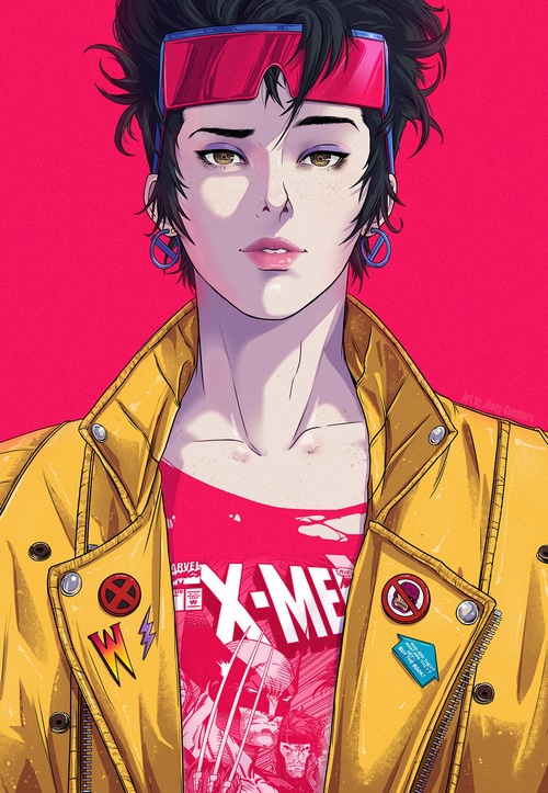 Jubilee from X-Men by Jhony Caballero