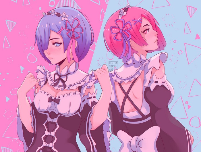 Rem and Ram from Re:ZERO