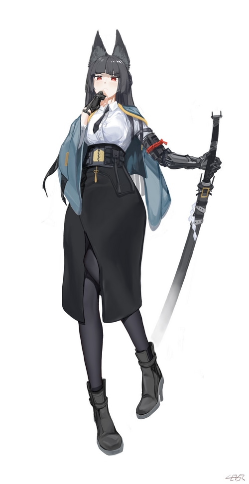 Miyabi from Zenless Zone Zero with Katana