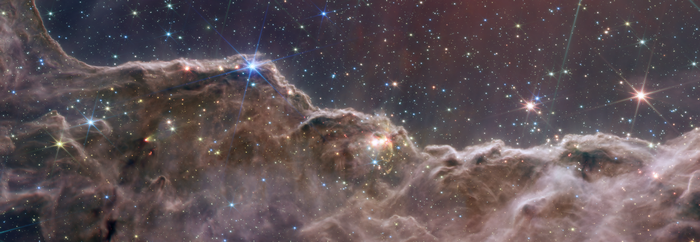 Carina Nebula Cosmic Cliffs in 4K