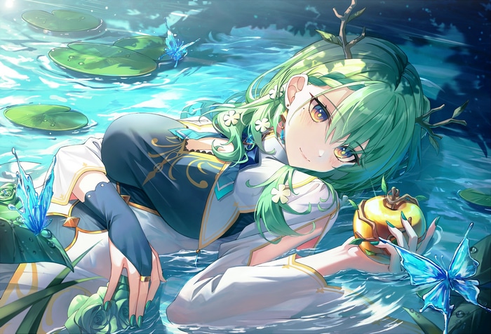 Ceres Fauna with Butterflies in Water