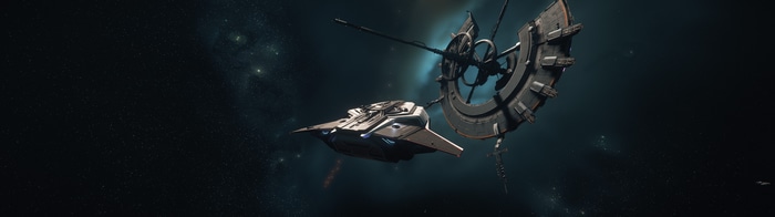 Star Citizen Anvil Pisces and Space Station 4K