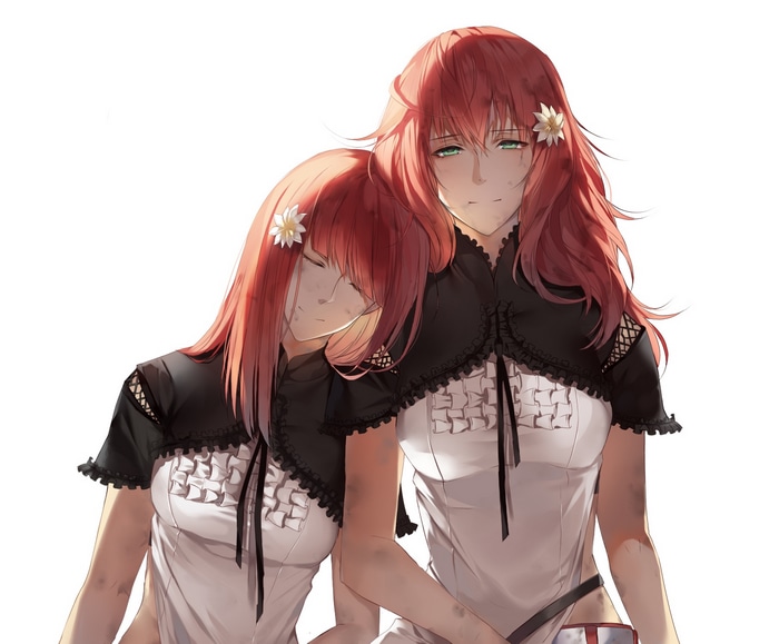 Devola and Popola from NieR Replicant fan art