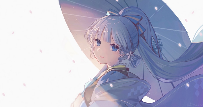Kamisato Ayaka with Umbrella