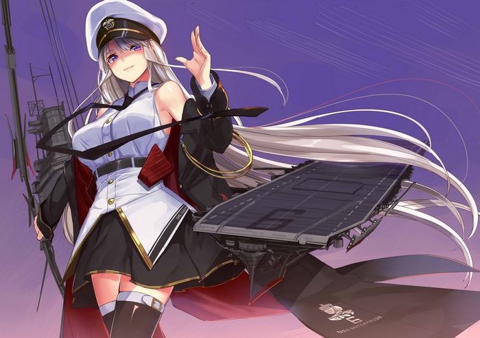 4K Azur Lane Enterprise fan art