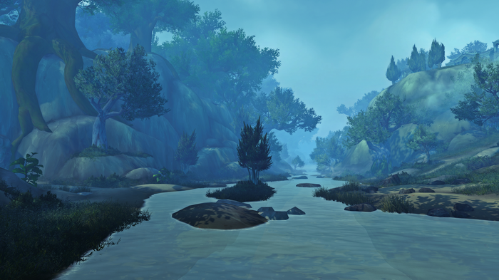 World of Warcraft: Battle for Azeroth river landscape