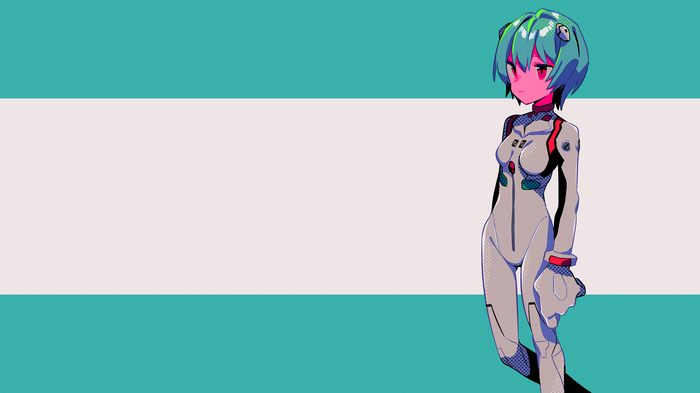 4K Ayanami Rei in a Plugsuit
