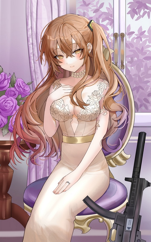 UMP9 from Girls Frontline in a formal dress