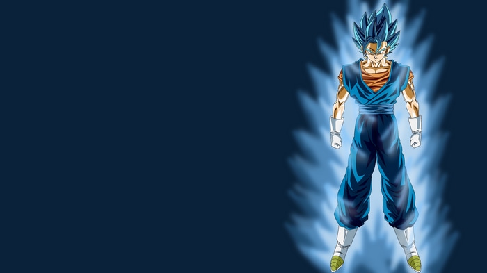 4K, anime boys, Son Goku, Vegito Blue, Super Saiyajin Blue, Dragon Ball ...