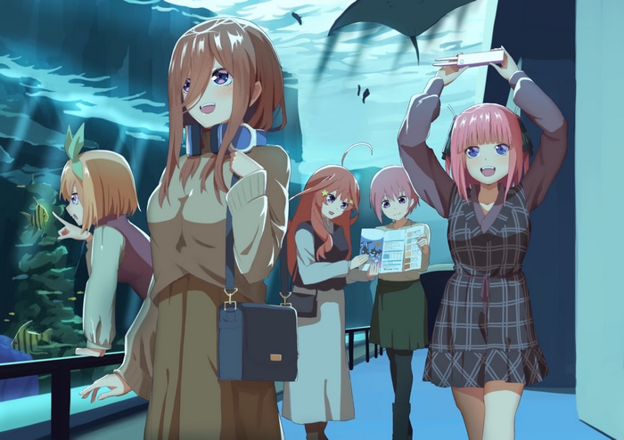 The Quintessential Quintuplets at the Aquarium