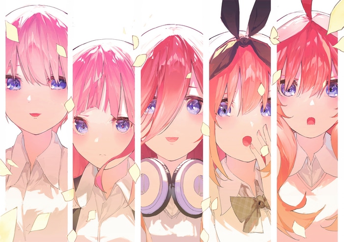 The Quintessential Quintuplets 5-toubun no Hanayome Fan Art