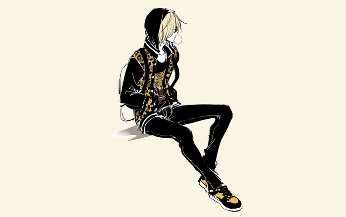 Yuri Plisetsky in a leopard print jacket