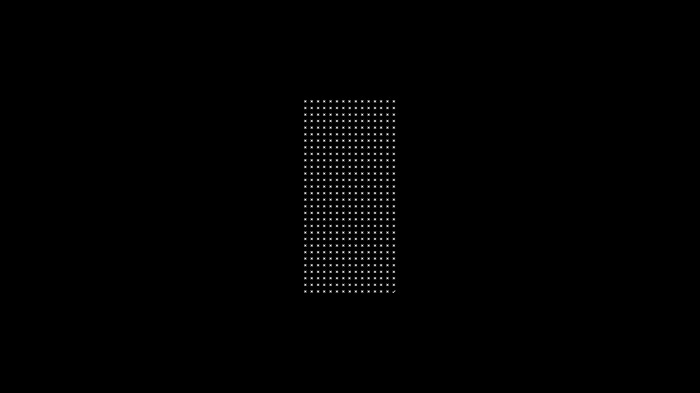 Jack Butcher's "I" logo on a black background