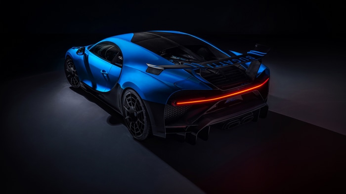 Bugatti Chiron Pur Sport rear view