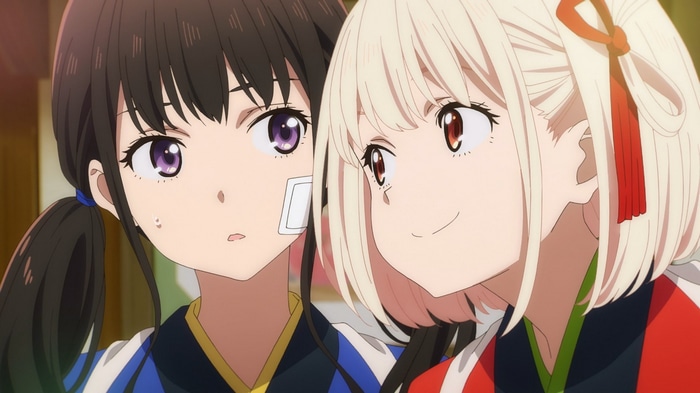 Nishikigi Chisato and Inoue Takina from Lycoris Recoil