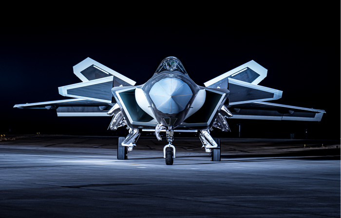 PLAAF Chengdu J-20 fighter jet on tarmac