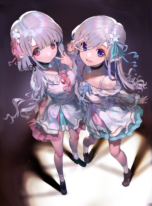 Hisakawa Hayate and Hisakawa Nagi from THE iDOLM@STER: Cinderella Girls