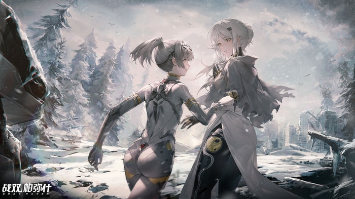 Punishing: Gray Raven characters in a snowy landscape