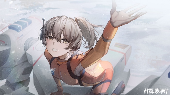Kamui from Punishing: Gray Raven in a snowy environment