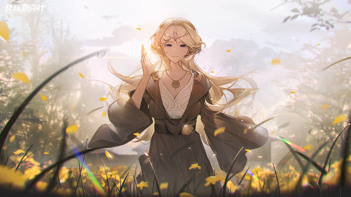 Punishing: Gray Raven anime girl in a field