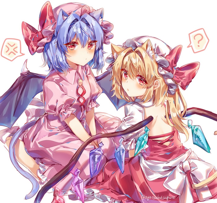 Remilia Scarlet and Flandre Scarlet from Touhou