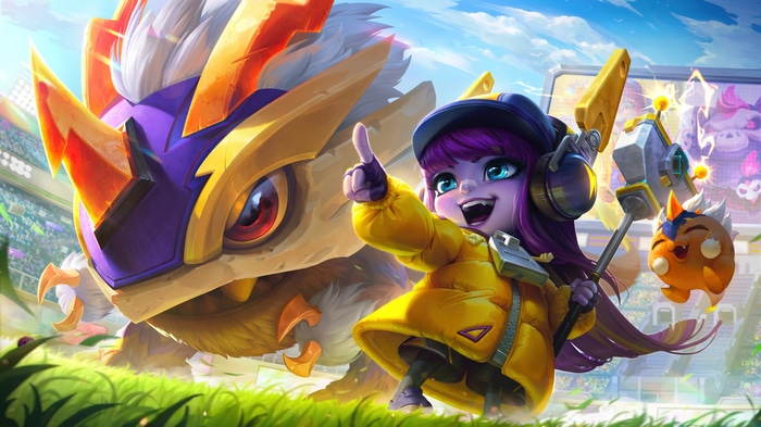 Lulu and Kog'Maw from League of Legends
