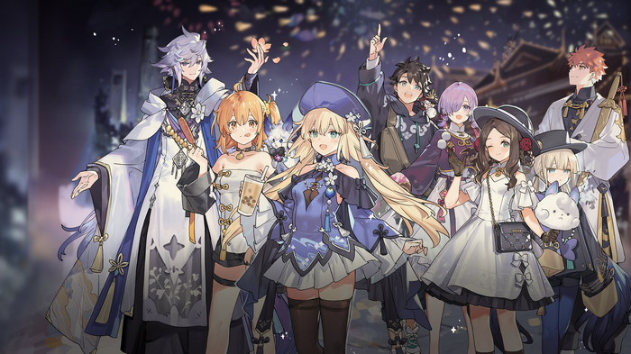 Fate series characters at a festival