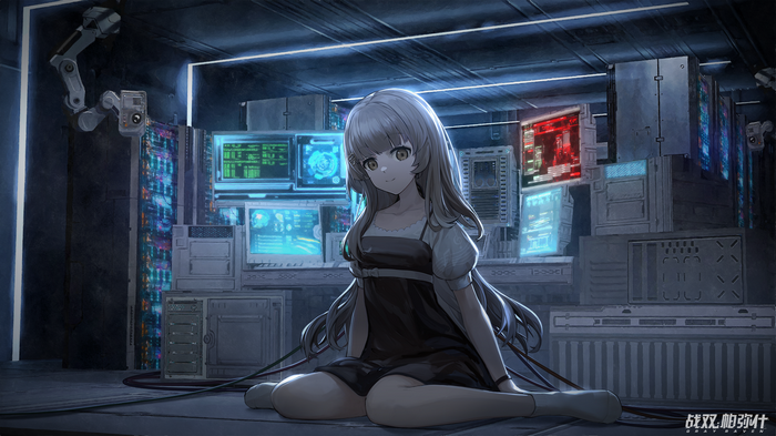 Girl in a server room, Punishing: Gray Raven