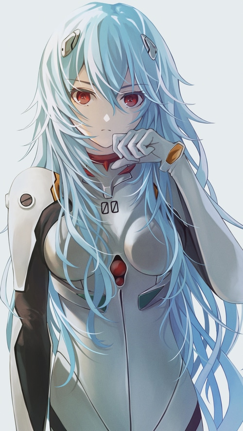 Rebuild of Evangelion: Ayanami Rei in white bodysuit