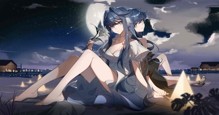 Arknights Astgenne and Astesia fan art