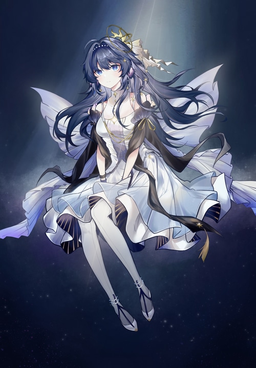 Astesia from Arknights fan art