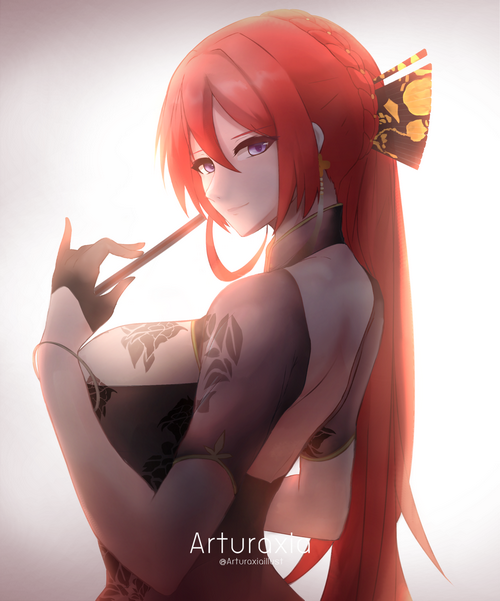 Monarch from Azur Lane fan art