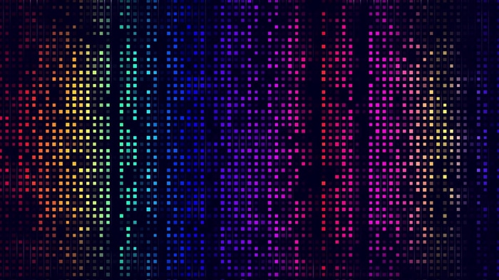 Abstract colorful squares pattern